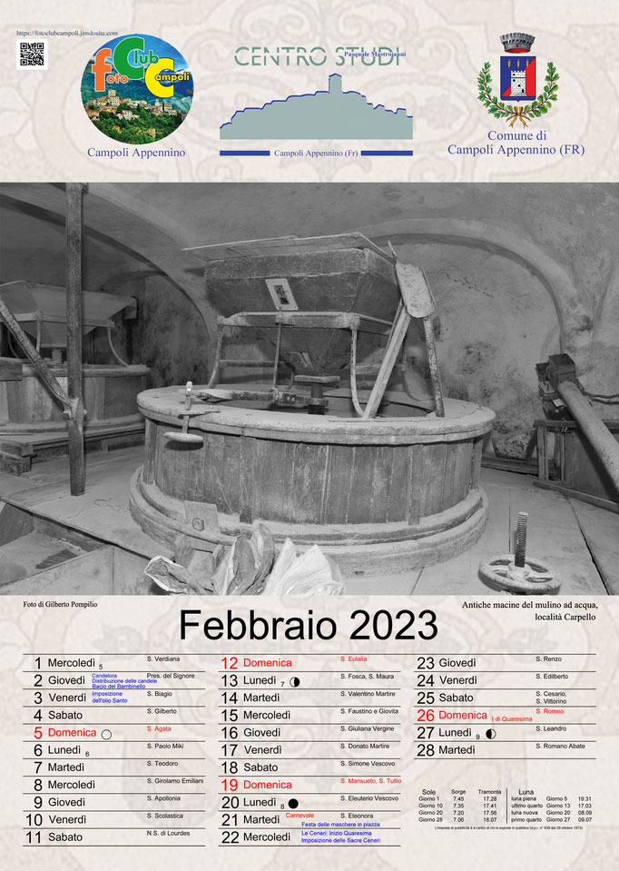 Foto Club Campoli_ Calendario Febbraio 2023