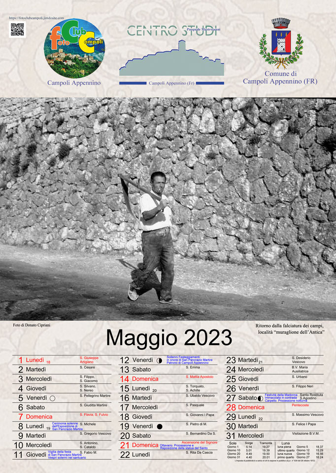 Foto Club Campoli_ Calendario Maggio 2023