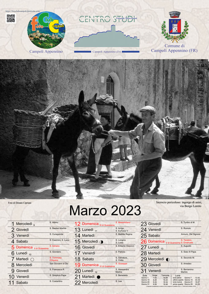 Foto Club Campoli_ Calendario Marzo 2023