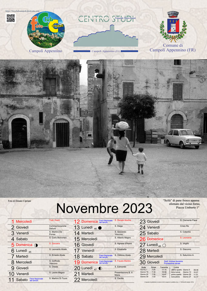 Foto Club Campoli_ Calendario Novembre 2023