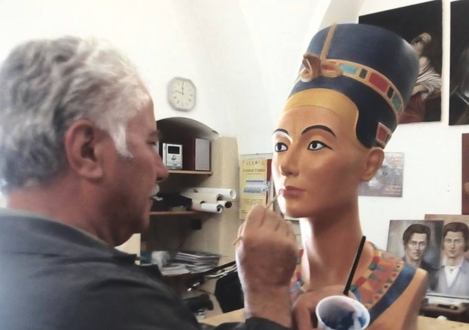 Ritratto monumentale Nefertiti_Fanizza Art-Atelier
