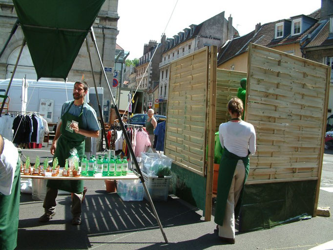 Le stand- spectacle "l'Homme Vert"- Aline Siffert