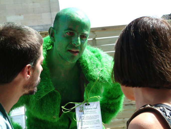 Léondindron - spectacle "l'Homme Vert"- Aline Siffert