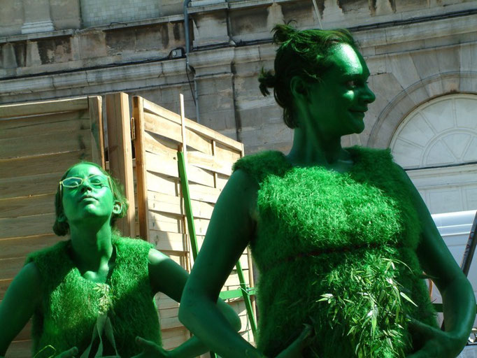 Adeleweis et Julipe - spectacle "l'Homme Vert"- Aline Siffert