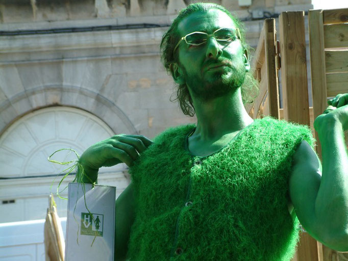 Gérardnium - spectacle "l'Homme Vert"- Aline Siffert