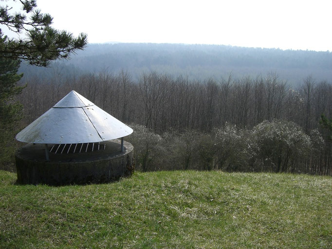 Blick in die ebenfalls hart umkämpfte Weinbergschlucht