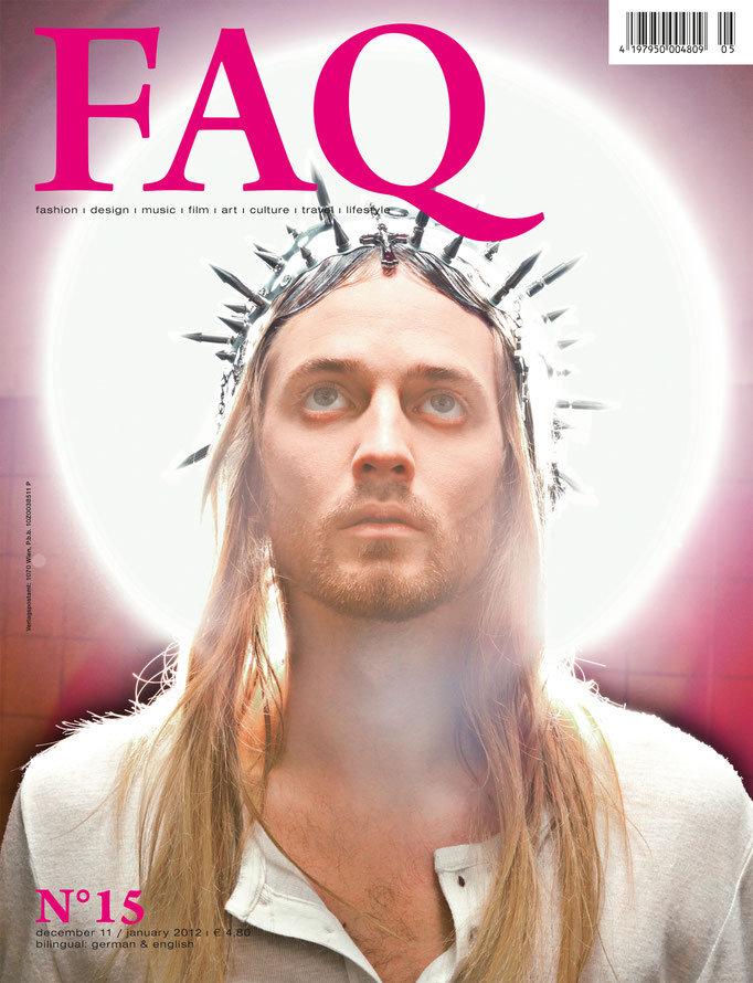 "falling from grace" for FAQ magazine - photography: andreas waldschuetz - creative director & styling: adia trischler - hair: patrick glatthaar - grooming: anie lamm-siu