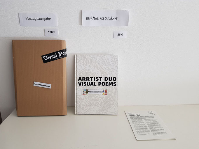 Buch VISUAL POEMS / ARRTIST DUO 2023, Foto: Anna Maria Letsch