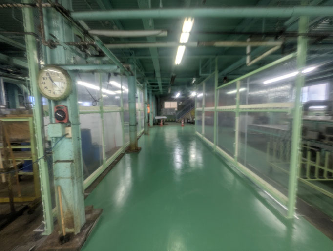 テント仕切り壁新設工事の工事写真