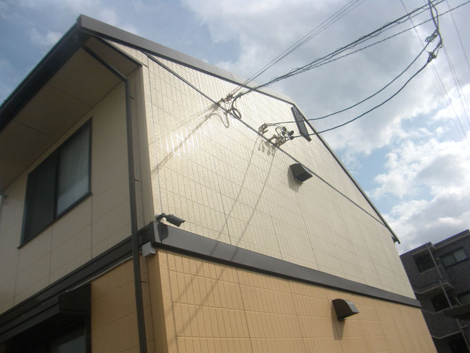 幕板・破風板改修工事の工事写真
