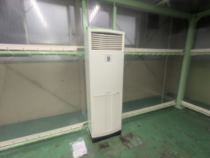テント作業場新設工事：工事写真