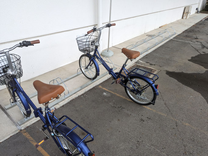 サイクルラック設置工事の工事写真