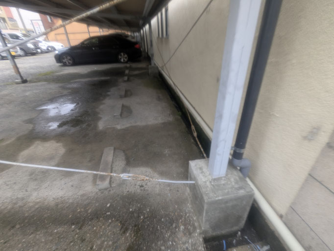 駐車場補修改修工事の工事写真
