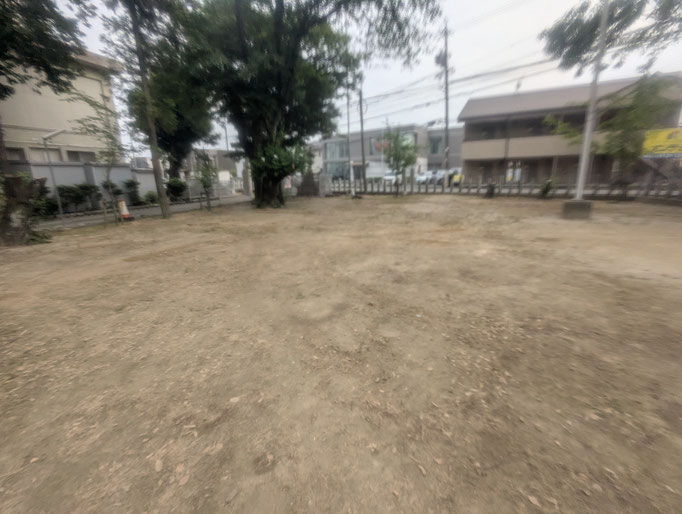遊具解体撤去工事の工事写真