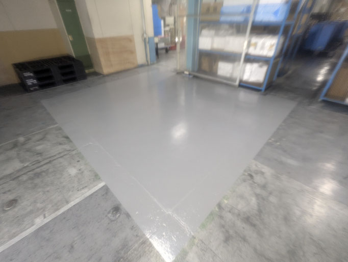 土間コン打ち替え工事：工程写真