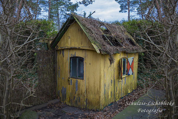 Verlassenes Strandhaus