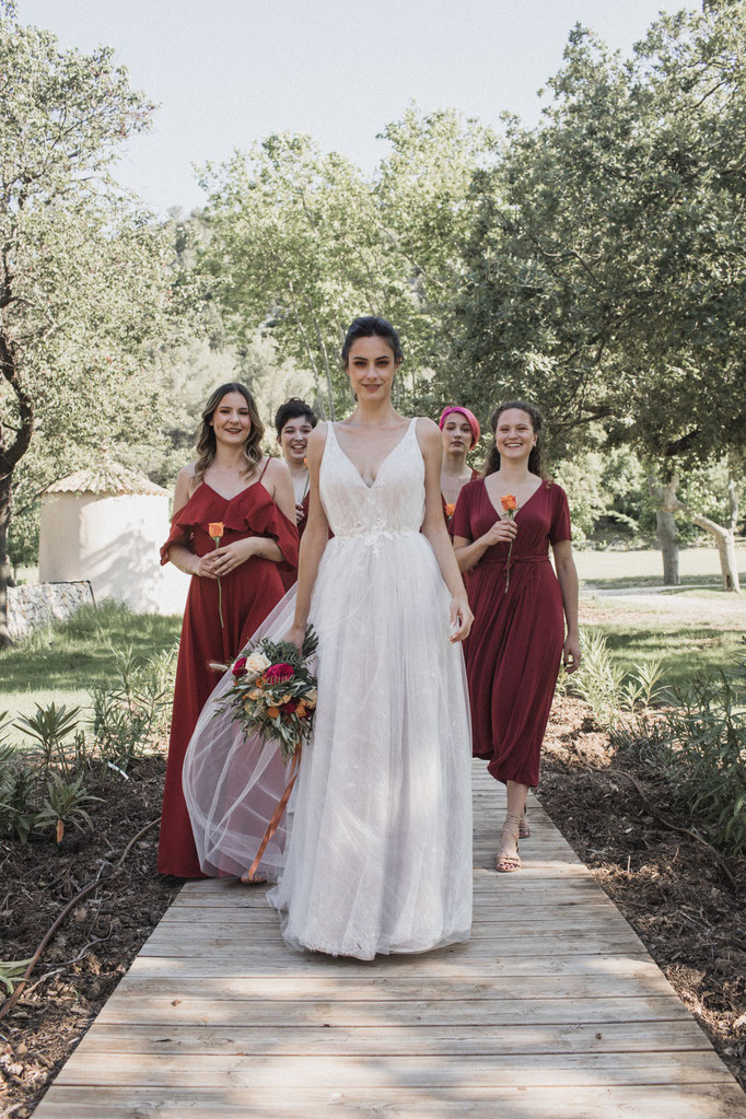 Robe de mariée princesse boho