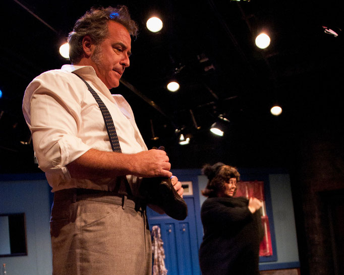 André St-Onge, Manon Lafrenière - Les Outardes - Théâtre de l’Île - Photo Marianne Duval