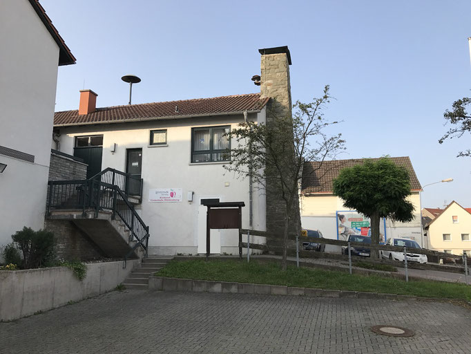 Unsere Kelter steht im Ortszentrum von Volpertshausen