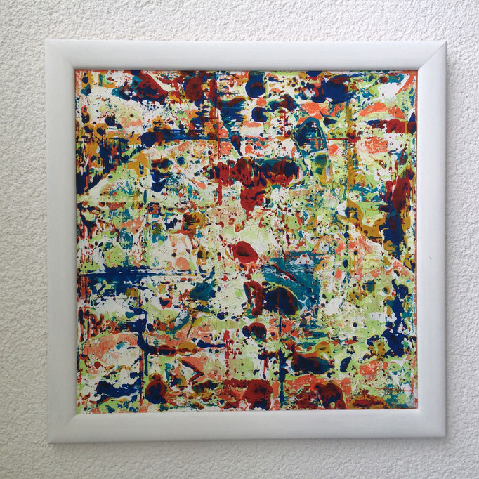 Begegnungen, Acryl gespachtelt, 2015