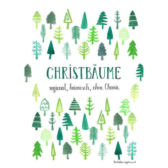 Christbaumkultur Hauser Plakat