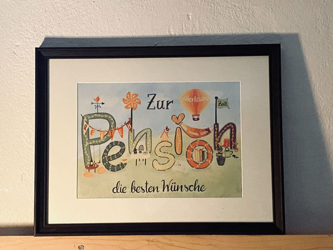 Geschenk für Pension