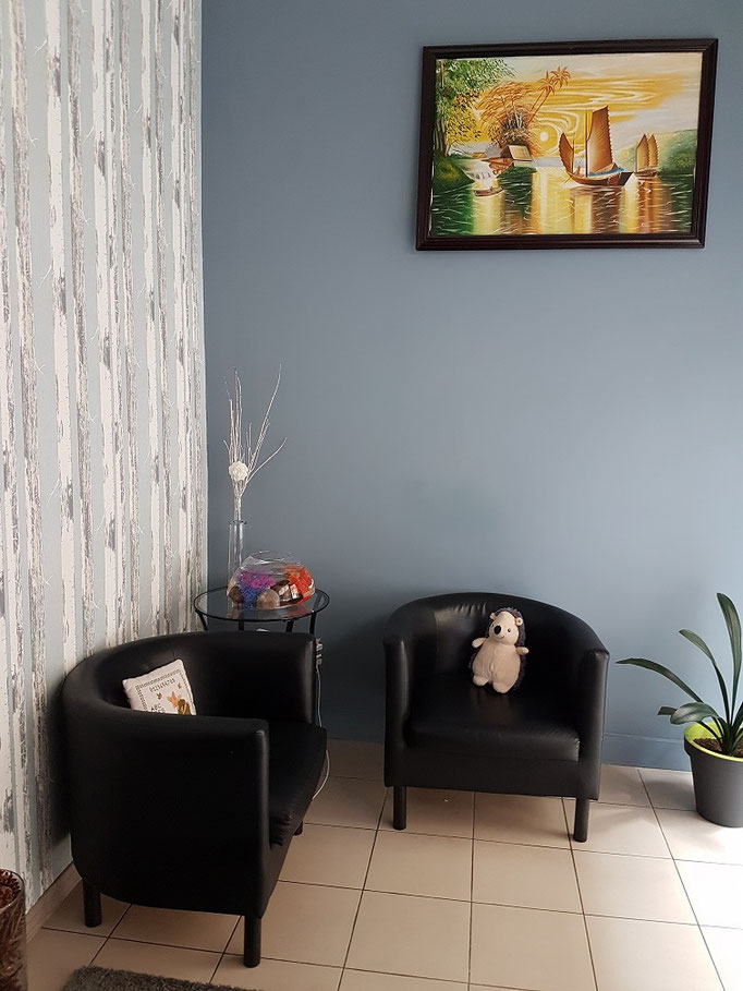 accueil du Salon d'Alésia, votre institut de massages