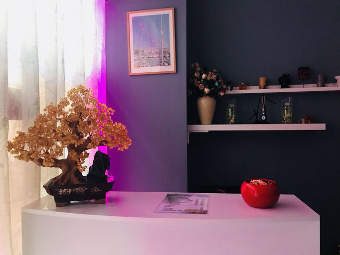 Accueil du salon du Salon d'Alésia, votre institut de massages