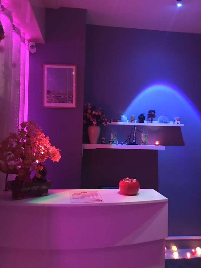 accueil du Salon d'Alésia, votre institut de massages