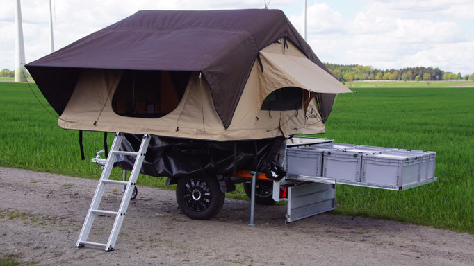 FreeBird, Faltcaravan, Campinganhänger, Zeltanhänger, Autodachzelt, Dachzelt, Campingtrailer, FreeBird-Trailer, MGO, Montegrosso Outdoor