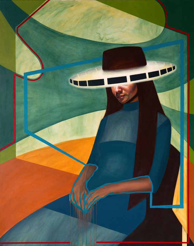 INSIDE / oil painting on canvas / 130 x 160 cm / 2021