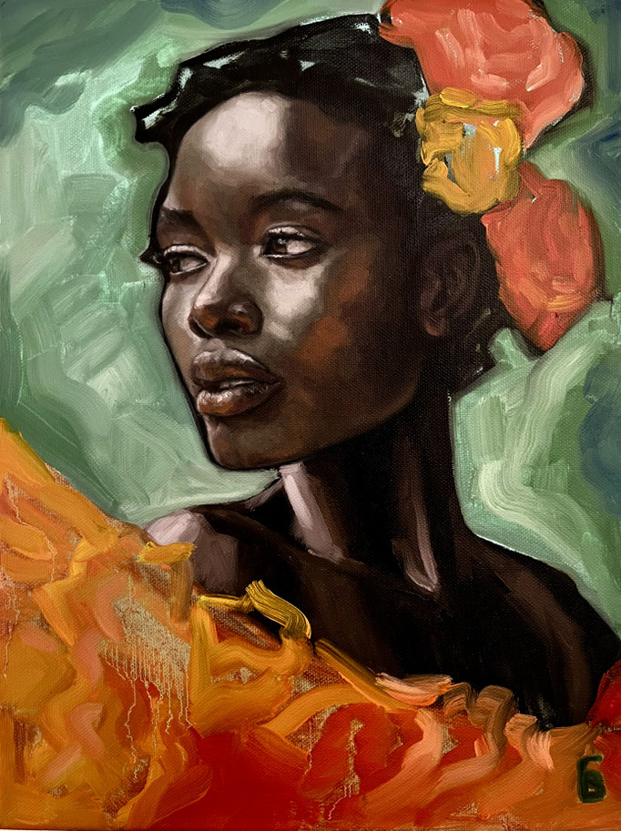 SEGA / oil painting on canvas / 30 x 40 cm / 2024