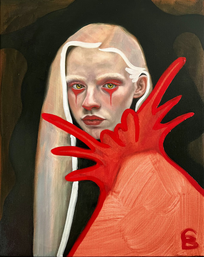 ROUGE / oil painting on canvas / 40 x 50 cm / 2025