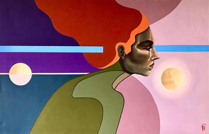 HORIZON / oil painting on canvas / 140 x 90 cm / 2020