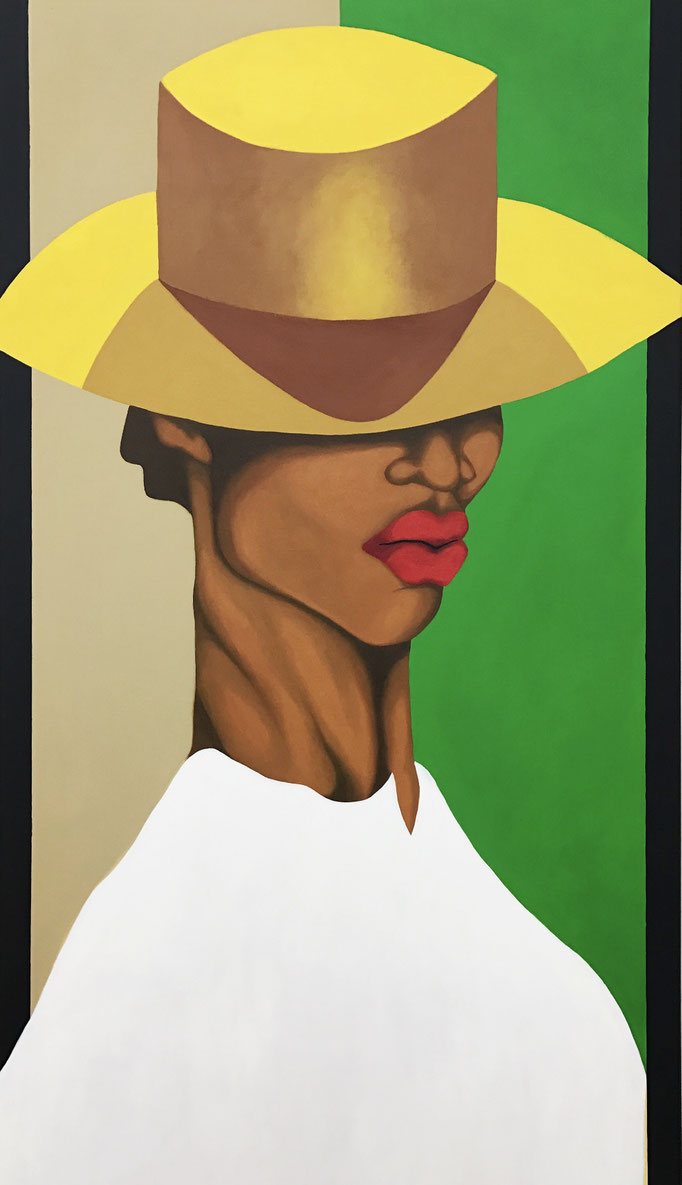 LA CREOLE / oil painting on canvas / 145 x 80 cm / 2020 / SOLD