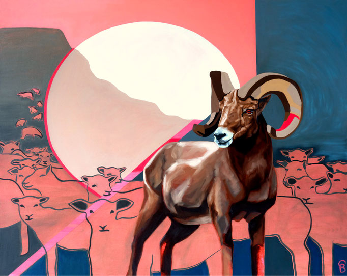 WORLD / oil painting on canvas / 140 x 110 cm / 2020