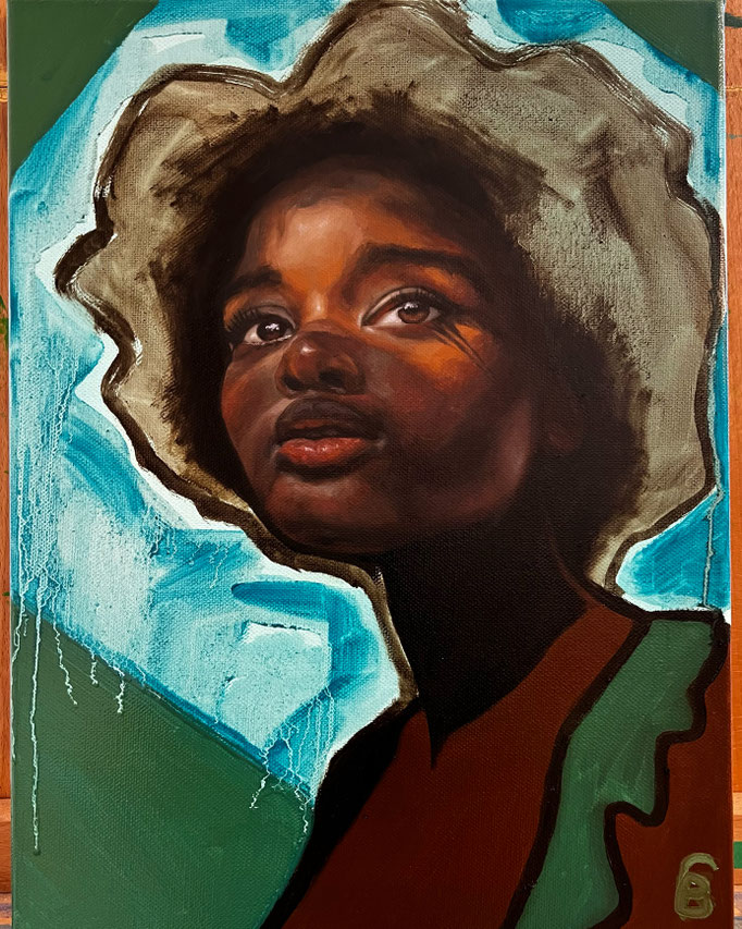 SOLEIL / oil painting on canvas / 30 x 40 cm / 2024