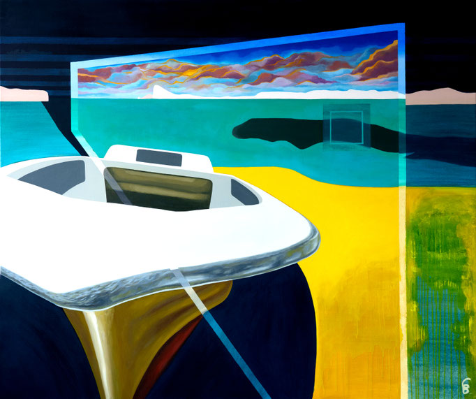 LAPLAZ MO L'ENFANZ / oil painting on canvas / 180 x 150 cm / 2020