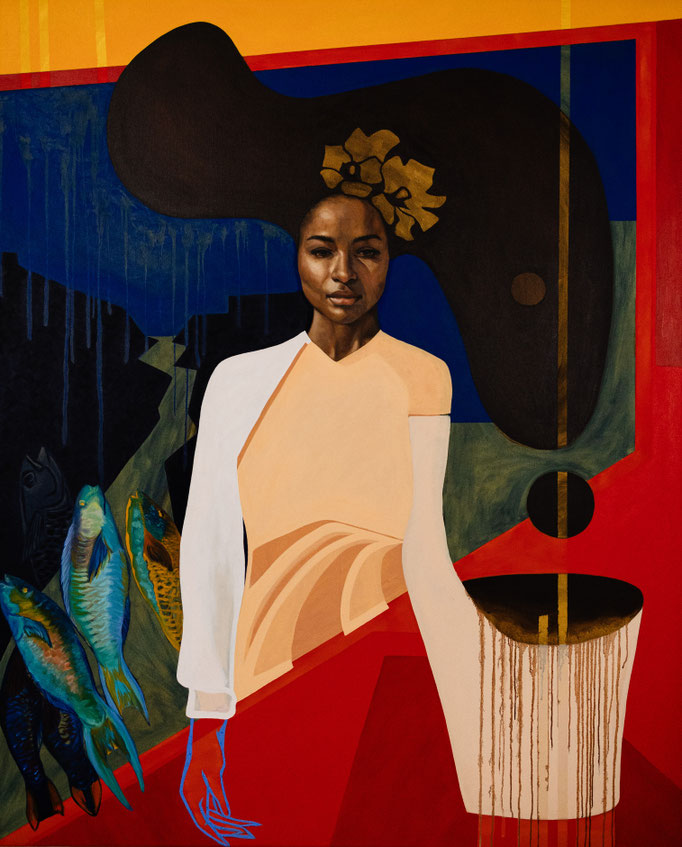 SPILL / oil painting on canvas / 160 x 130 cm / 2024