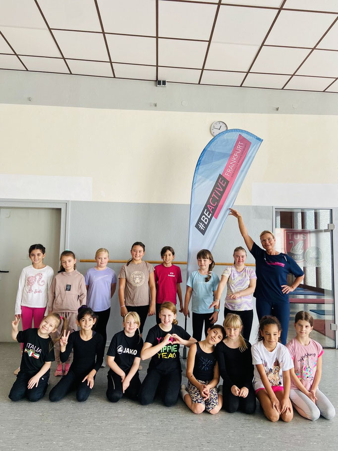 Gruppenfoto Tanzkids Be active Schnuppertag
