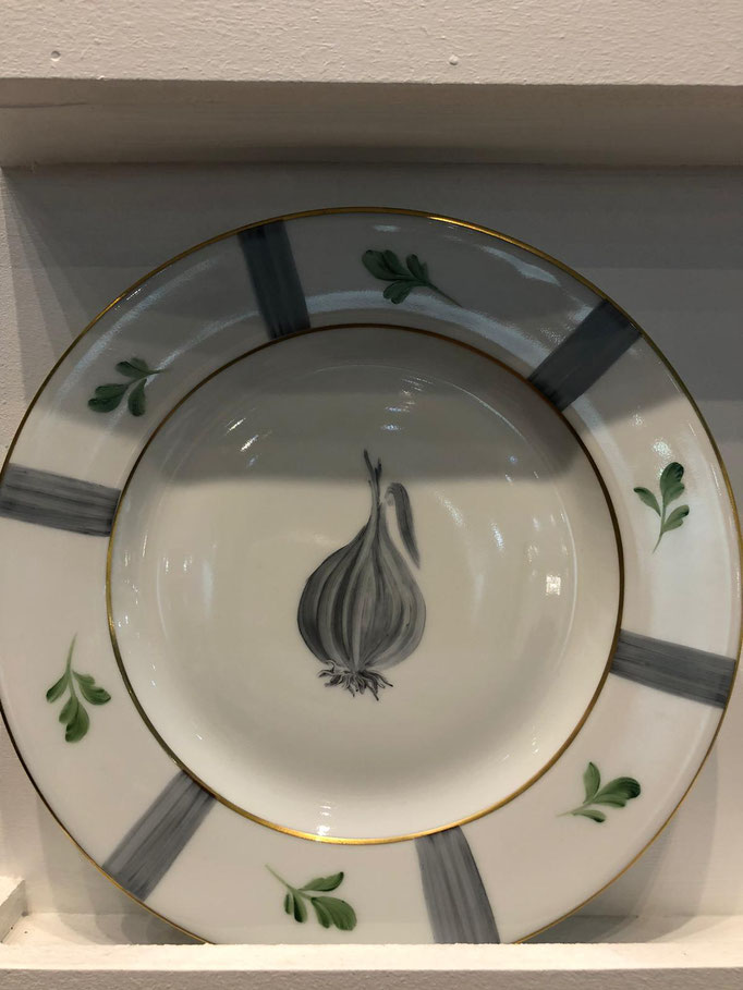 Marie Daage, handbemaltes Limoges Porzellan