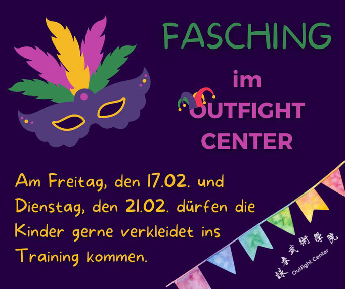 Fasching im Outfight Center Kinderkurs