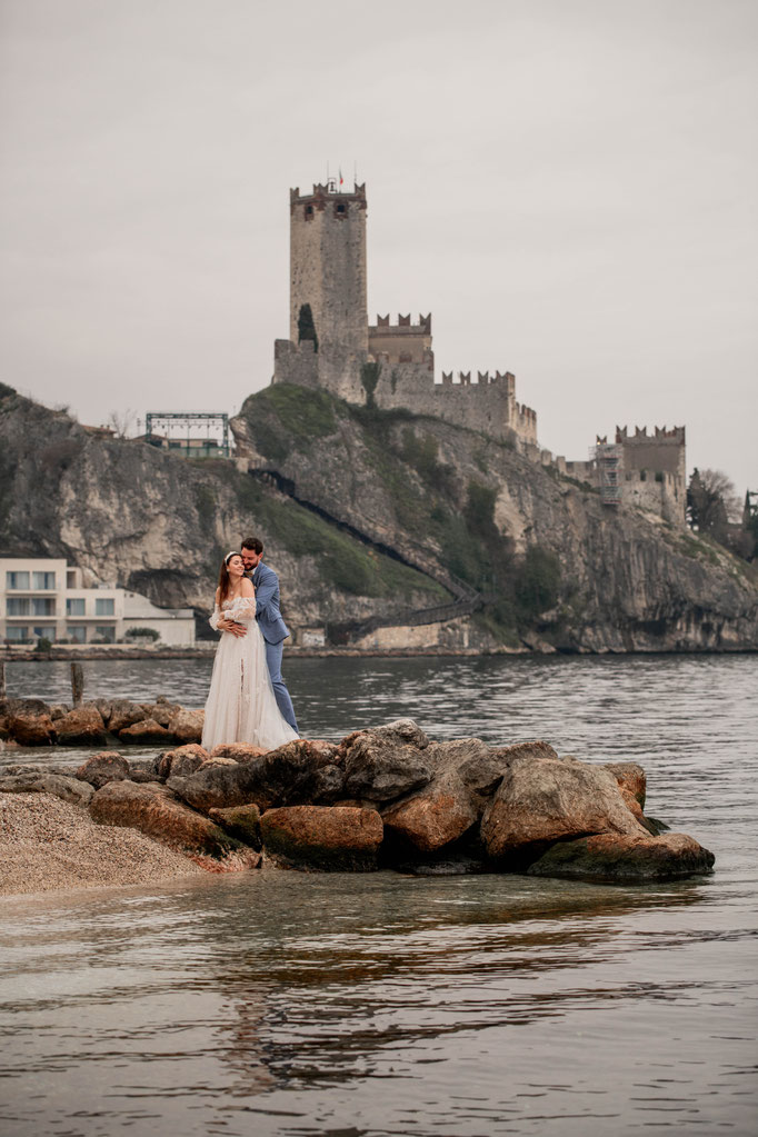 Heiraten am Gardasee Hochzeitsfotografin Malcesine Garda Lazise Torbole Comersee Lago di Como
