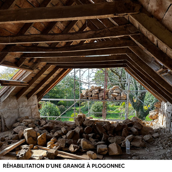 RÉHABILITATION D'UNE GRANGE À PLOGONNEC