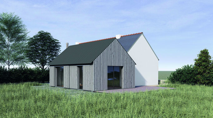 Projet à l'étude : rénovation et extension à Landrévarzec