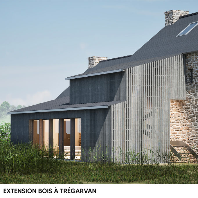 EXTENSION BOIS À TRÉGARVAN