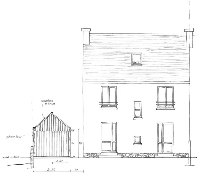 Rénovation d'une maison à Douarnenez