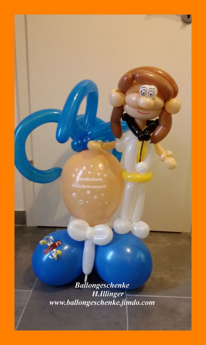 Ärztin mit wildem Modellierballon  - Preis 19,50 €