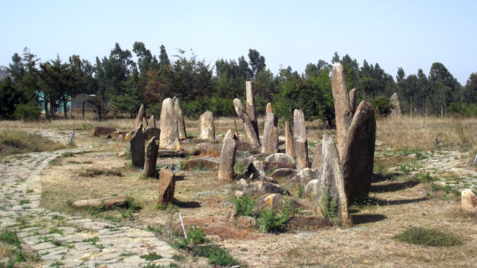 Tiya Stelae Field. Voyage Séjour Trek et randonnée, Road trip et visite de la Région Oromia en Ethiopie.  Le cimetière de Tya