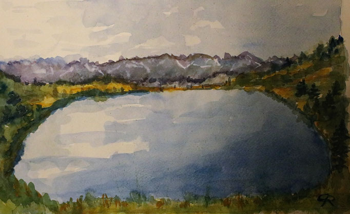 Österreich, Paarsee, Aquarell (2009)